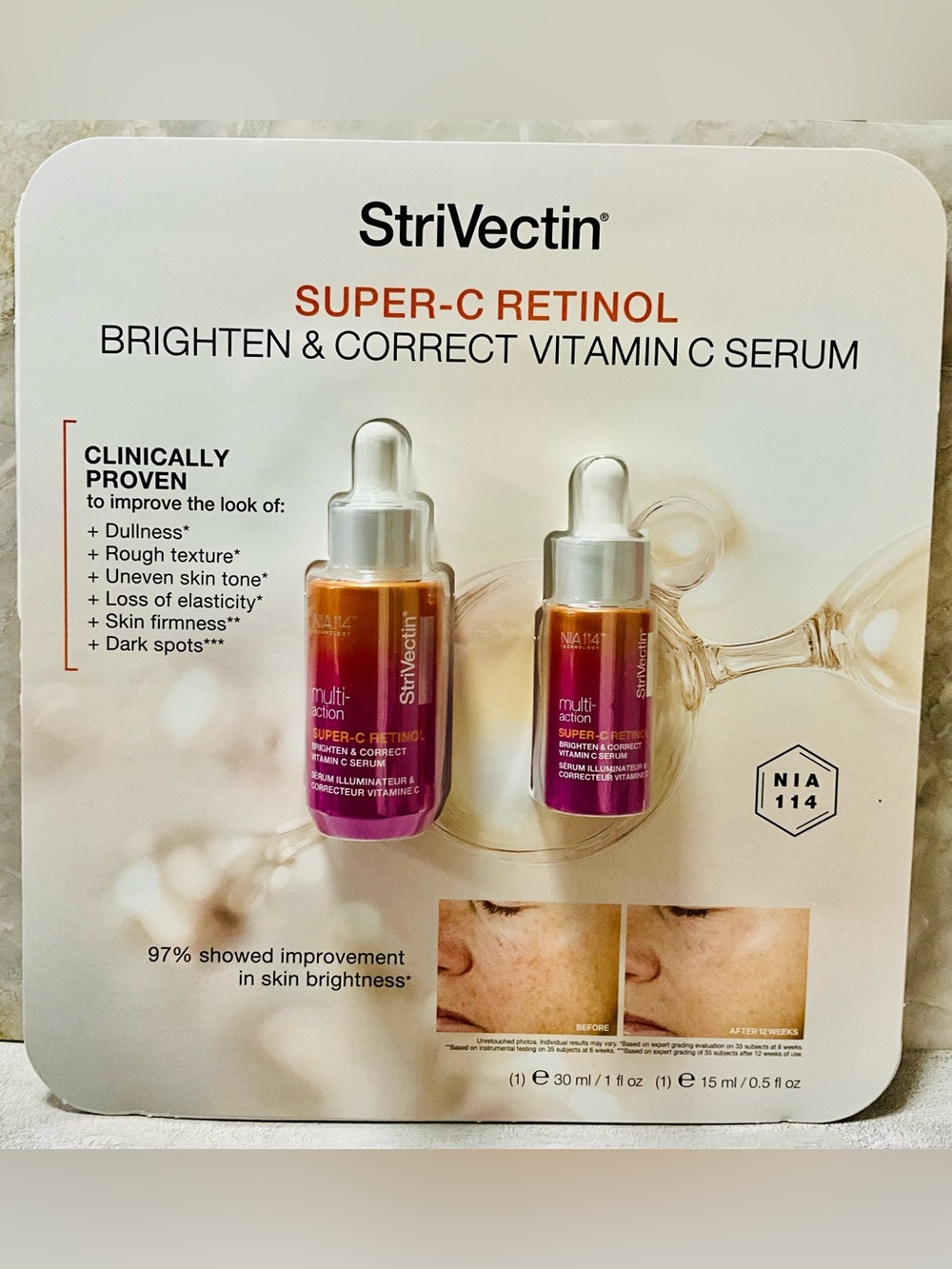 StriVectin Super-C Retinol Serum - Pink, Orange